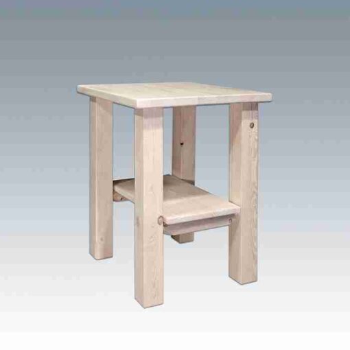 Amish "homestead collection" pine nightstand by montana woodworks - image 2