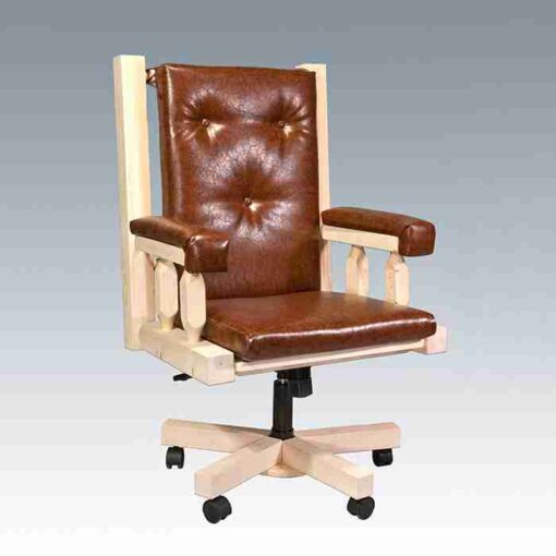 Amish "homestead collection" pine office chair - image 2