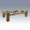Amish "Homestead Collection" Pine Pet Feeder - Large by Montana Woodworks