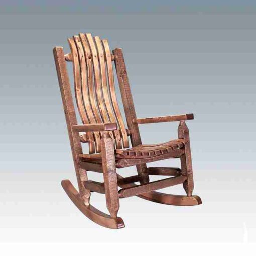 Amish "homestead collection" pine rocking chair