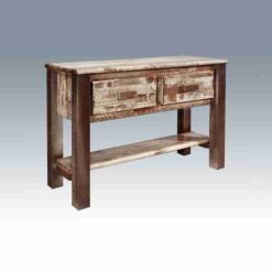 Amish "Homestead Collection" Pine Sofa Table by Montana Woodworks