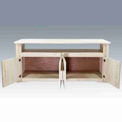 Amish homestead collection pine television stand by montana woodworks 84