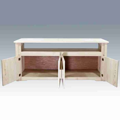 Amish "homestead collection" pine television stand by montana woodworks - image 3