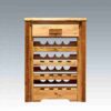 Amish "Homestead Collection" Pine Wine Rack by Montana Woodworks