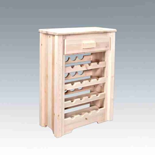 Amish "homestead collection" pine wine rack by montana woodworks - image 2