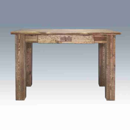 Amish "homestead collection" pine writing desk - laptop desk by montana woodworks