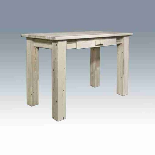 Amish "homestead collection" pine writing desk - laptop desk by montana woodworks - image 2