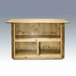 Amish "Montana Collection" Pine Log Bar by Montana Woodworks