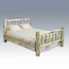 Amish "Montana Collection" Pine Log Bed by Montana Woodworks