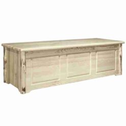 Amish "Montana Collection" Pine Log Blanket Chest by Montana Woodworks