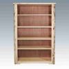 Amish "Montana Collection" Pine Log Bookcase By Montana Woodworks