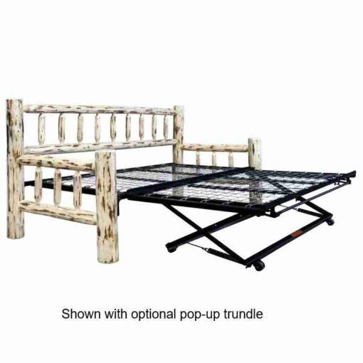 Amish "montana collection" pine log daybed by montana woodworks - image 2