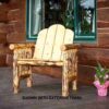 Amish "Montana Collection" Pine Log Deck Chair by Montana Woodworks