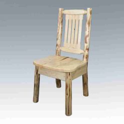 Amish "Montana Collection" Pine Log Dining Chair by Montana Woodworks