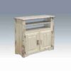 Amish "Montana Collection" Pine Log Entertainment Center -TV Stand by Montana Woodworks