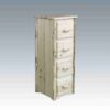 Amish "Montana Collection" Pine Log File Cabinet - 4 Drawer by Montana Woodworks