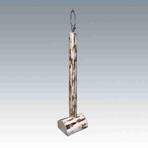 Amish "montana collection" pine log floor lamp by montana woodworks