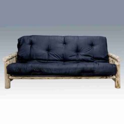Amish montana collection pine log futon by montana woodworks 59