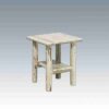 Amish "Montana Collection" Pine Log Nightstand by Montana Woodworks