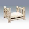 Amish "Montana Collection" Pine Log Pet Bed - Small by Montana Woodworks
