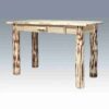 Amish "Montana Collection" Pine Log Writing Desk - Laptop Desk by Montana Woodworks