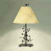 Aspen Leaf 3D Iron Table Lamp by Colorado Dallas