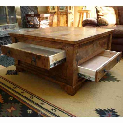 Autumn comfort alder wood coffee table - image 2