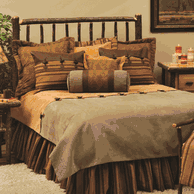 Autumn leaf premium bedding by wooded river