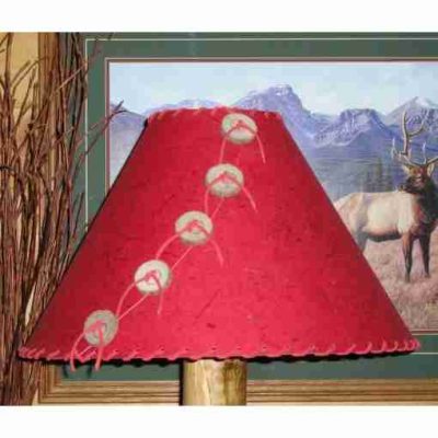 Banana red lamp shade 12