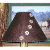 Batik Dark Brown Lamp Shade