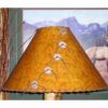 Batik Dark Gold Lamp Shade