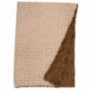 Bella Rosebud Cuddle Fur Throw Blanket