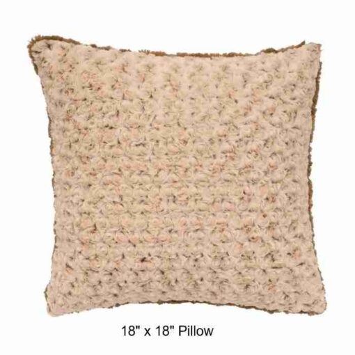 Bella rosebud cuddle fur throw blanket - image 2
