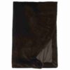 Black Sable Faux Fur Throw Blanket By Wooded River