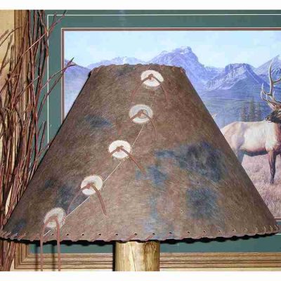 Blue walnut pinto lamp shade 12