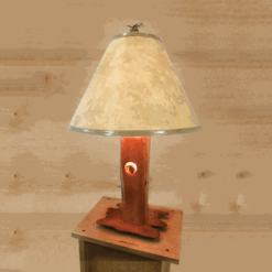 Bristlecone Pine Log Lamp with Nightlight by Colorado Dallas