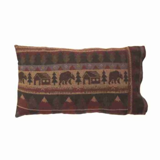 Cabin bear bedding set (deluxe) by wooded river - image 2