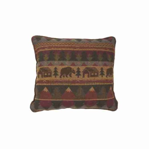 Cabin bear bedding set (deluxe) by wooded river - image 3
