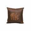Cabin Bear Pillow (18"x18") by Wooded River