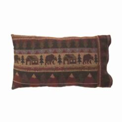 Cabin Bear Sham by Wooded River