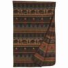 Cabin Bear Throw Blanket by Wooded River