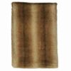 Chinchilla Faux Fur Throw Blanket By Wooded River