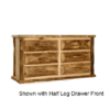Colorado Aspen Log Dresser - 6 Drawer