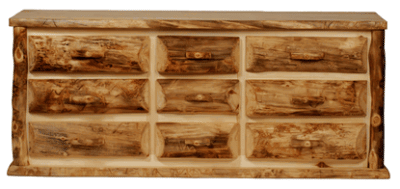 Colorado aspen dresser 9 drawer 29