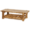 Colorado Aspen Half-Log Coffee Table