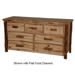 Colorado Aspen Log Dresser - 7 Drawer
