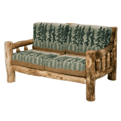Colorado Aspen Log Loveseat