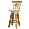 Colorado Aspen Swiveling Bar Stool w/ Back