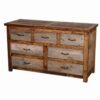 Colorado Natural Barnwood Dresser - 7 Drawer