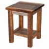 Colorado Natural Barnwood Side Table